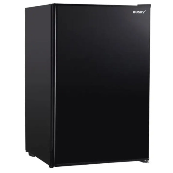 Husky 130L Solid Door Bar Fridge - Black