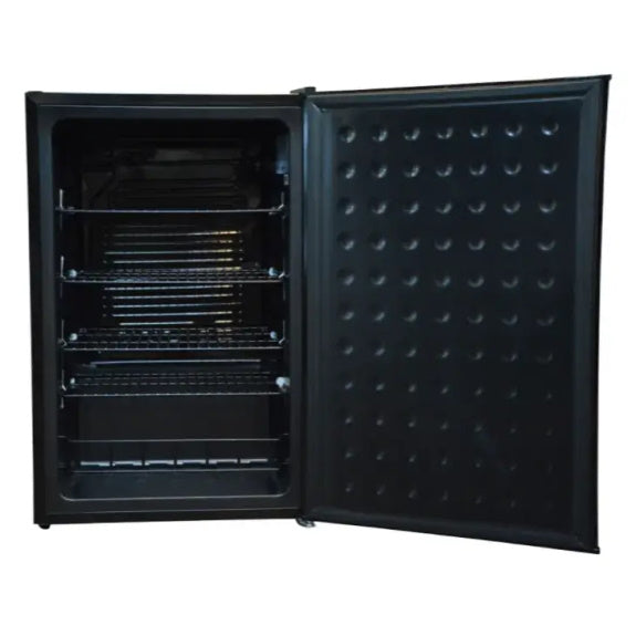 Husky 130L Solid Door Bar Fridge - Black