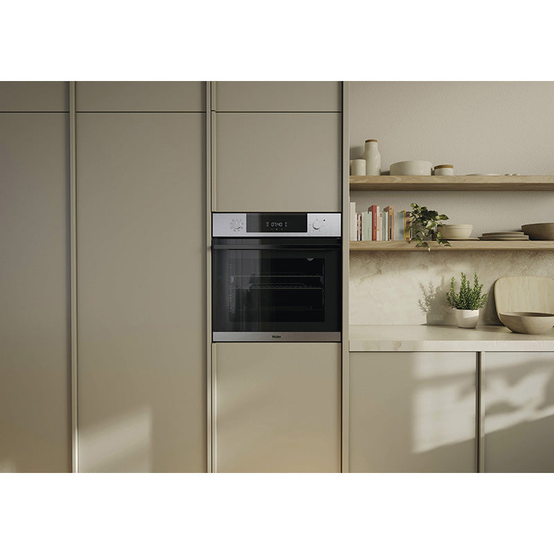 Haier 60cm 500 Series Built-In Oven Air Fry +  Steam Assist - Stainless Steel
