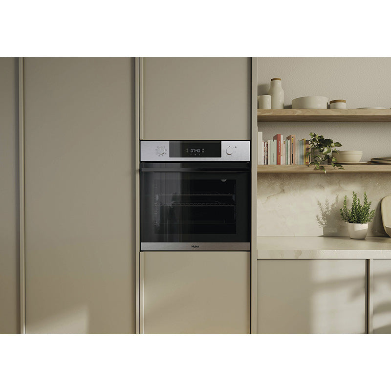 Haier 60cm 500 Series Built-In Oven Air Fry +  Steam Assist - Stainless Steel