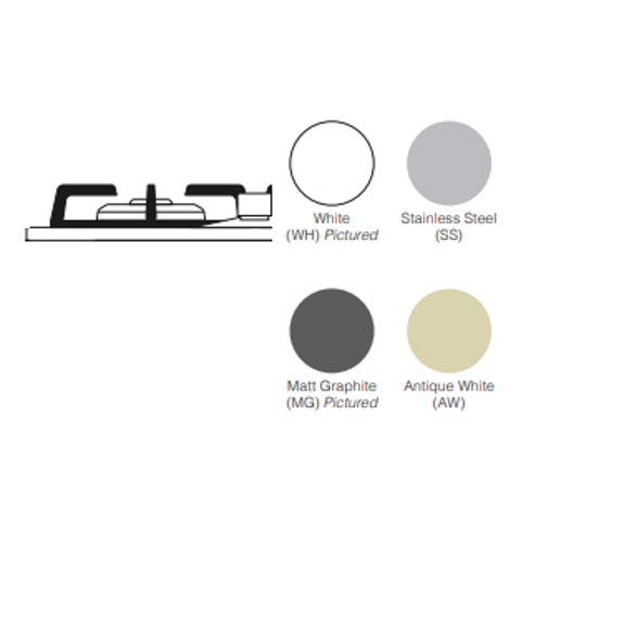 ILVE 70cm Nostalgie Gas Cooktop - Stainless Steel