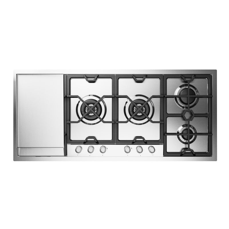 ILVE Panoramagic 6 Burner Cooktop With Teppanyaki