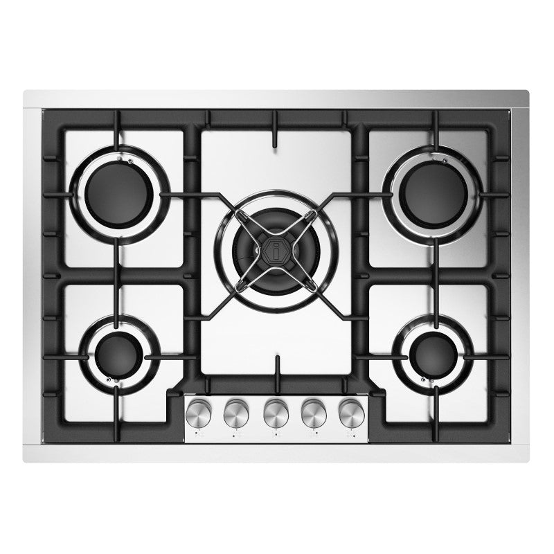 ILVE Professional 5 Burner Cooktop - Stainless Steel 75CM