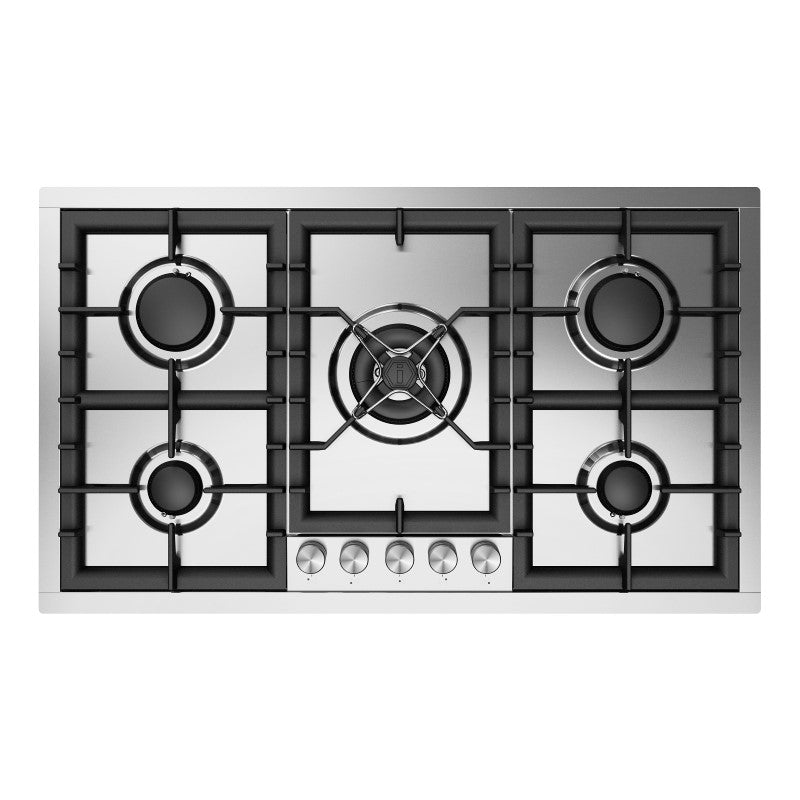 Ilve 90cm Professional Plus 5 Dual Burner Gas Cooktop