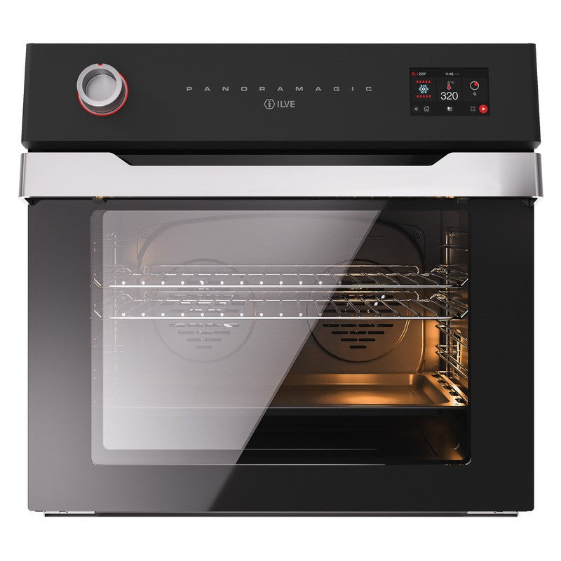 ILVE Panoramagic Built-In Oven - Matte Graphite 76CM