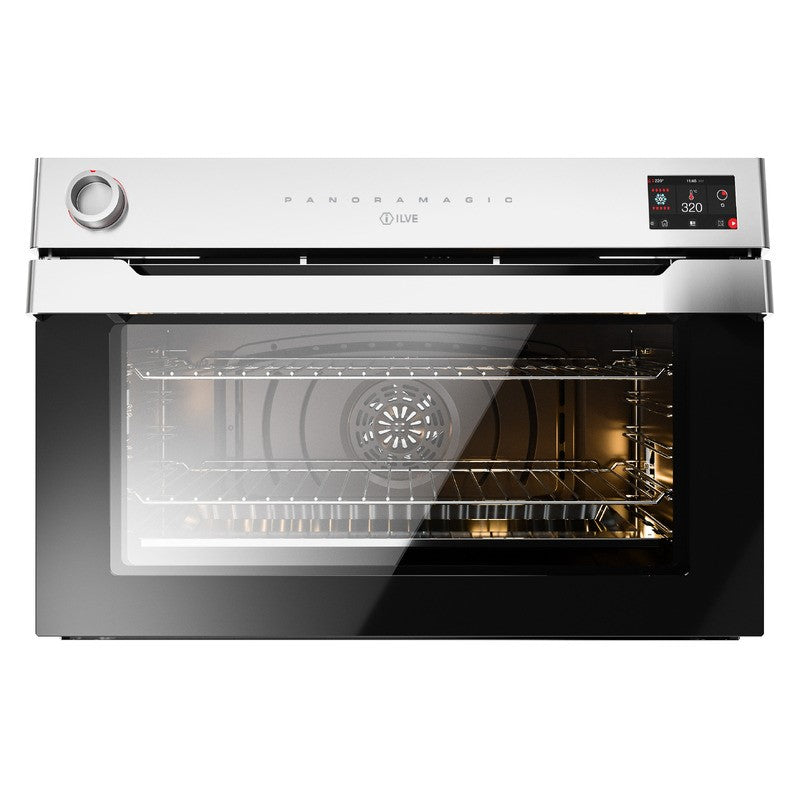 Ilve 90cm Stainless Steel Panoramagic TFT Built-In Oven