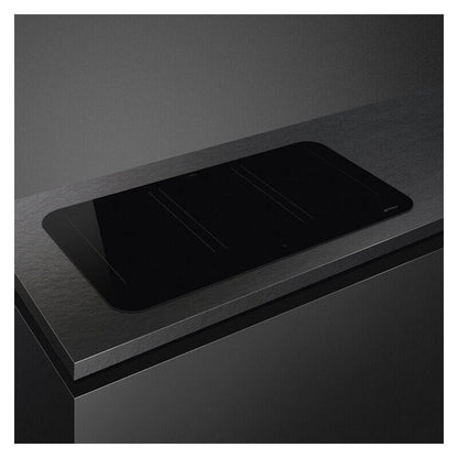 Smeg Isola 90cm Flat Induction Cooktop with Autovent 2.0 - Black