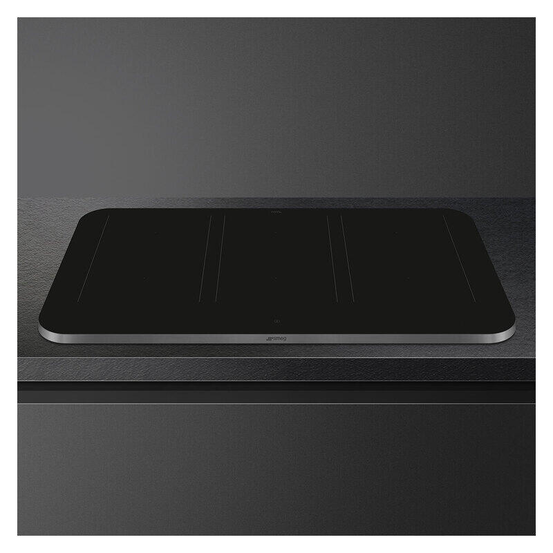 Smeg Isola 90cm Flat Induction Cooktop with Autovent 2.0 - Stainless Steel