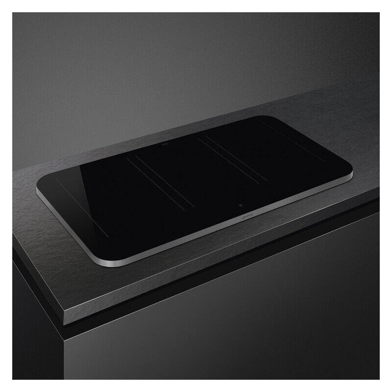 Smeg Isola 90cm Flat Induction Cooktop with Autovent 2.0 - Stainless Steel