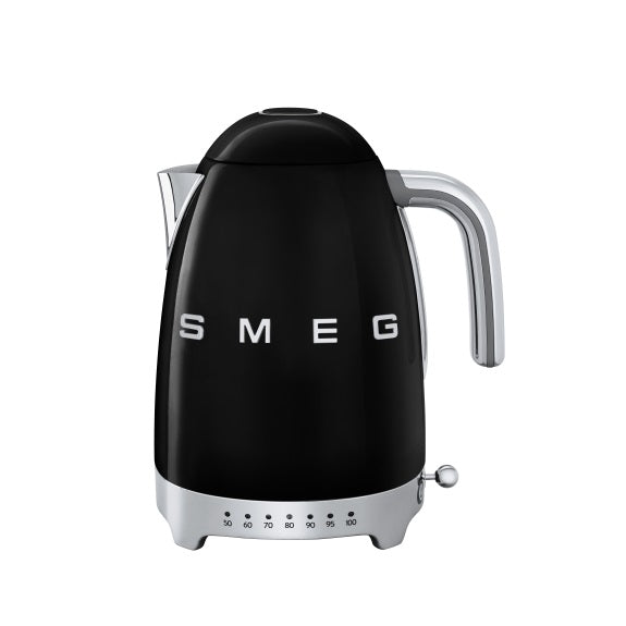 Smeg 1.7 Litre Retro Style Variable Temperature Kettle - Black