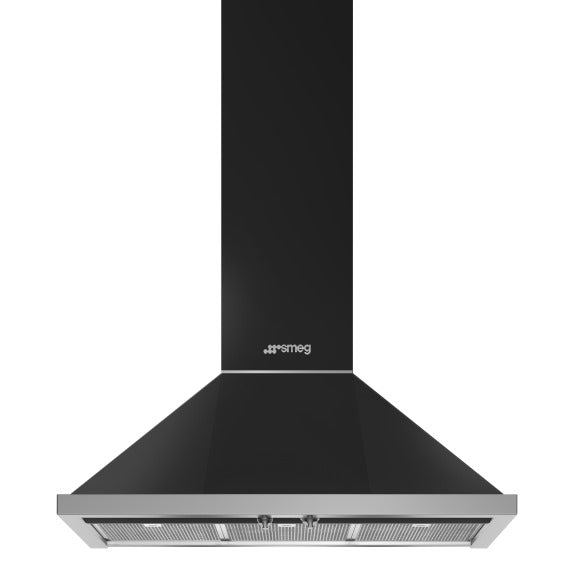 Smeg 90cm Portofino Wall Mounted Rangehood - Anthracite