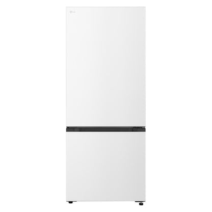 LG 436L Bottom Mount Fridge with Zero Clearance Hinges - Matte White