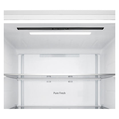 LG 436L Bottom Mount Fridge with Zero Clearance Hinges - Matte White