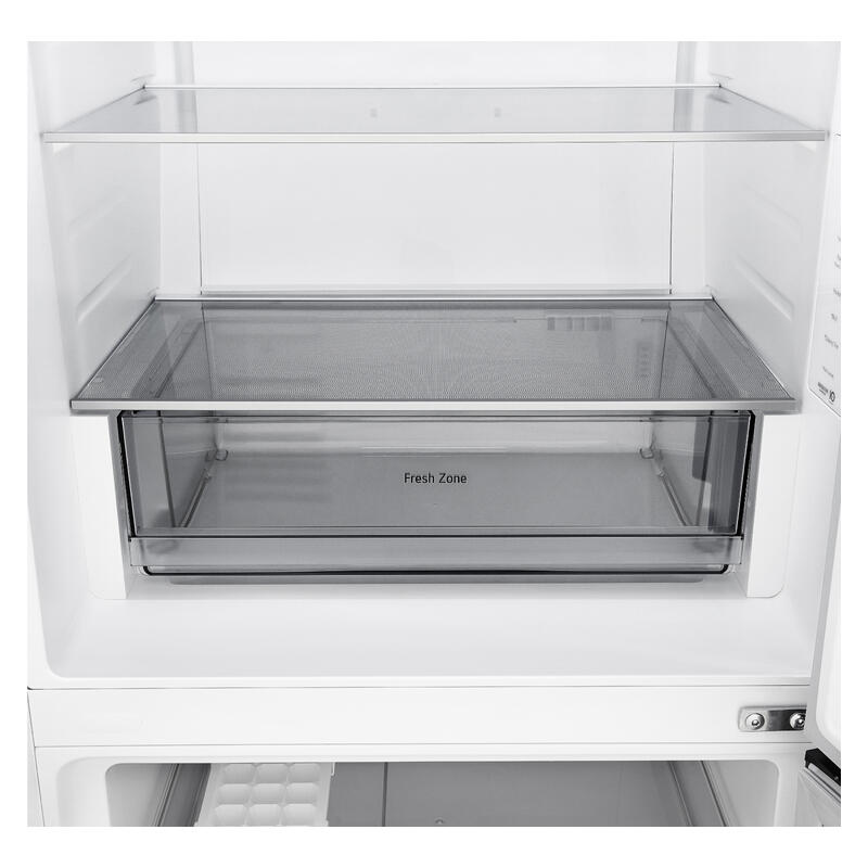 LG 436L Bottom Mount Fridge with Zero Clearance Hinges - Matte White