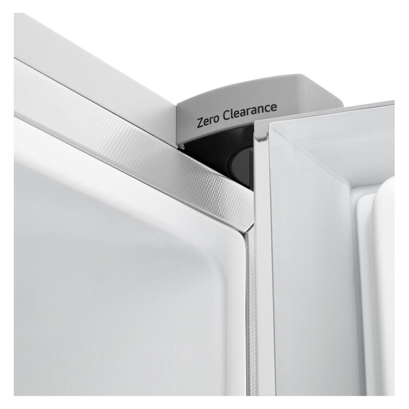 LG 436L Bottom Mount Fridge with Zero Clearance Hinges - Matte White