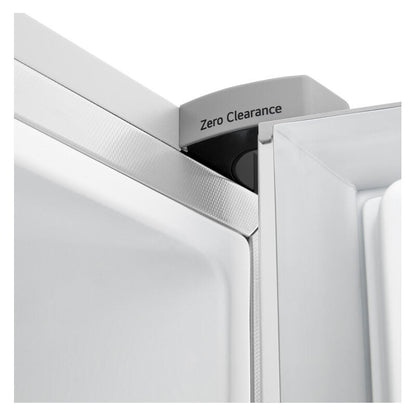 LG 436L Bottom Mount Fridge with Zero Clearance Hinges - Matte White