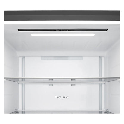 LG 436L Bottom Mount Fridge with Zero Clearance Hinges - Stainless Steel