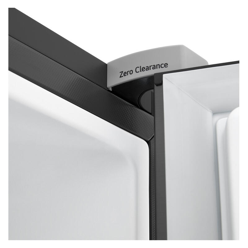LG 436L Bottom Mount Fridge with Zero Clearance Hinges - Stainless Steel