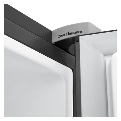 LG 436L Bottom Mount Fridge with Zero Clearance Hinges - Stainless Steel