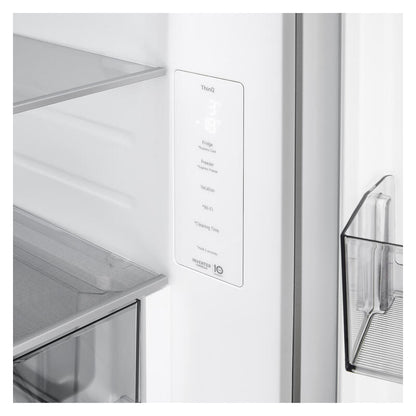 LG 436L Bottom Mount Fridge with Zero Clearance Hinges - Stainless Steel