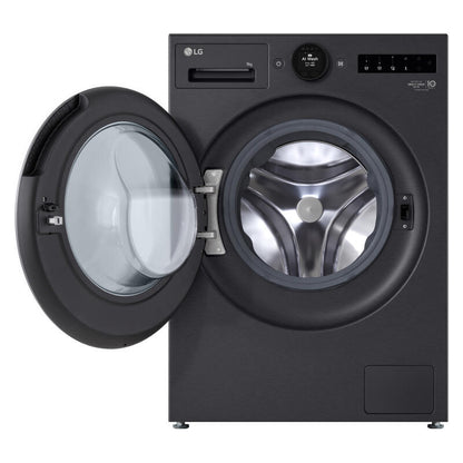 LG AI Front Load Washing Machine (Series 9) - Matte Black