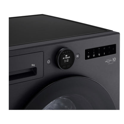 LG AI Front Load Washing Machine (Series 9) - Matte Black