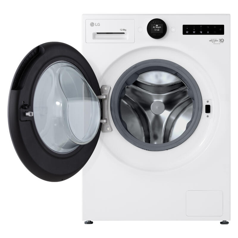 LG 12kg/8kg AI Front Load Washing Machine and Dryer Combo (Series 10)