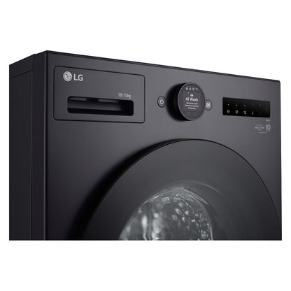 LG 16kg + 10kg Smart AI Front Load Washing Machine & Dryer Combo - Graphite (Series XL)