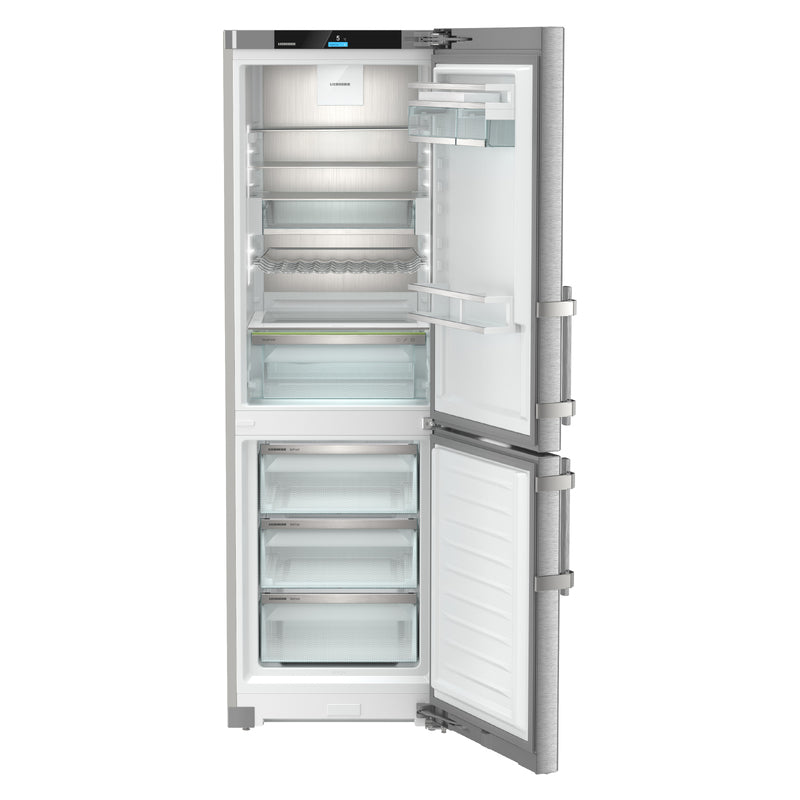 Liebherr 332 Litre Bottom Mount Fridge - Stainless Steel