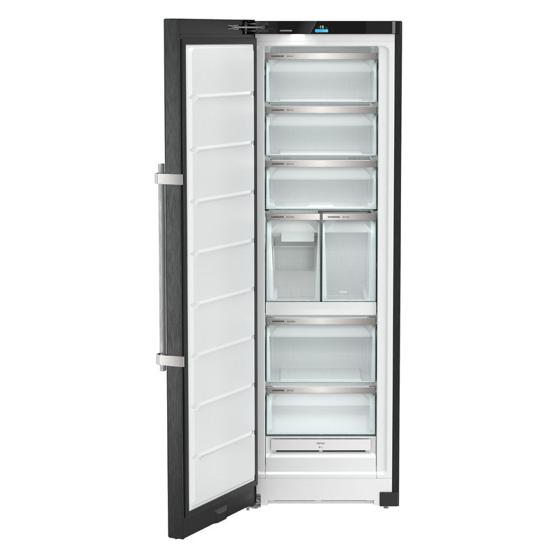 Liebherr 278 Litre BlackSteel Prime Freestanding Freezer - Dark Stainless Steel