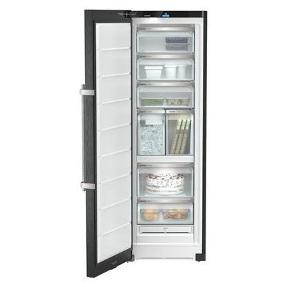 Liebherr 278 Litre BlackSteel Prime Freestanding Freezer - Dark Stainless Steel