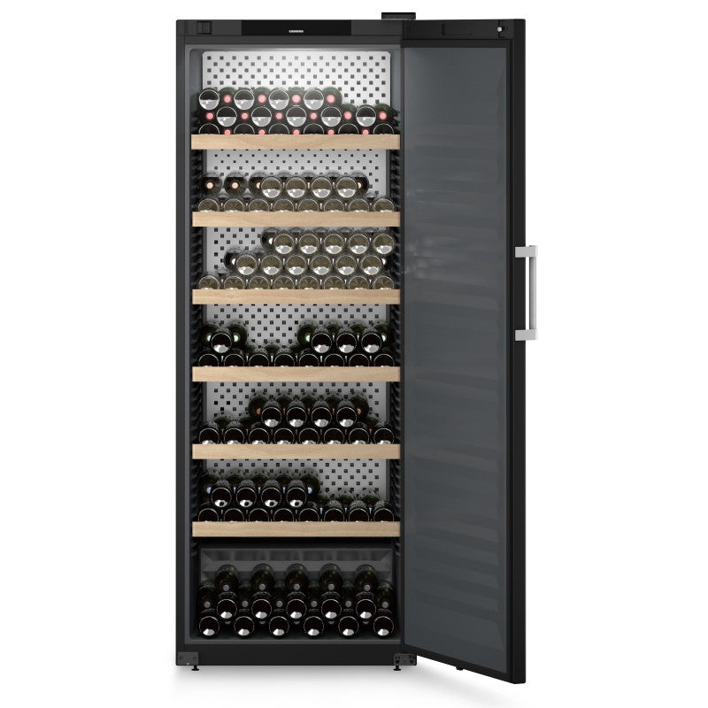 Liebherr 324 Bottle Single Zone Wine Fridge - Black