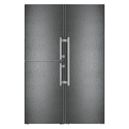 Liebherr 698 Litre Side-by-Side Fridge/Freezer - Black Steel