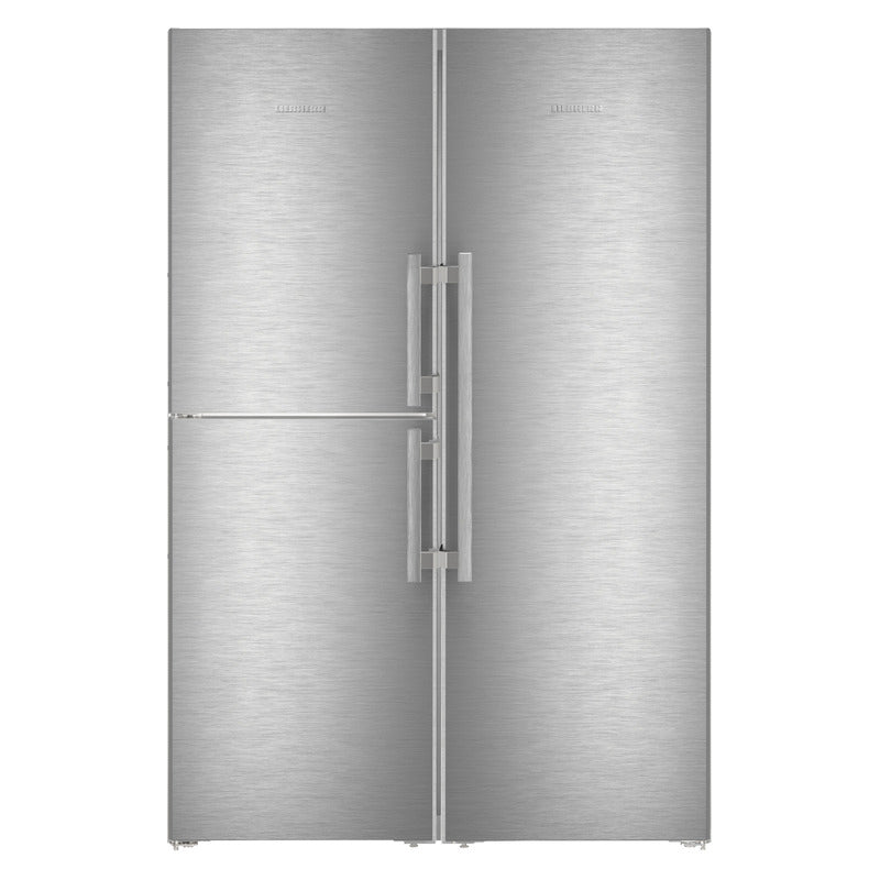 Liebherr 698 Litre Side by Side Fridge with Ice Maker - Stainess Steel
