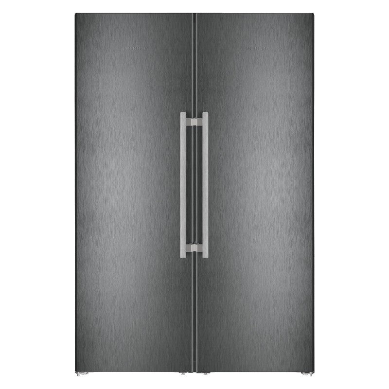 Liebherr 662 Litre  BioFresh Fridge & Freezer - Black Steel