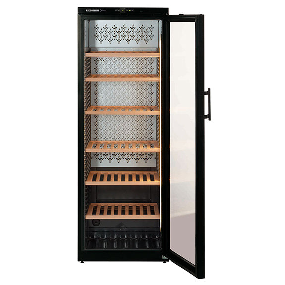 Liebherr 195 Bottle Single Zone Wine Cabinet Barrique - Black