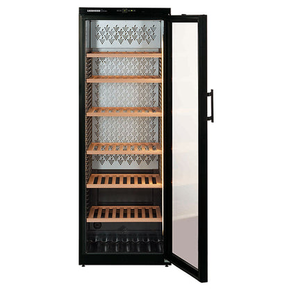Liebherr 195 Bottle Single Zone Wine Cabinet Barrique - Black