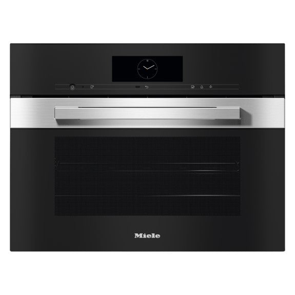 Miele 45cm Pureline Combi 3-in-1 Oven - Clean Steel