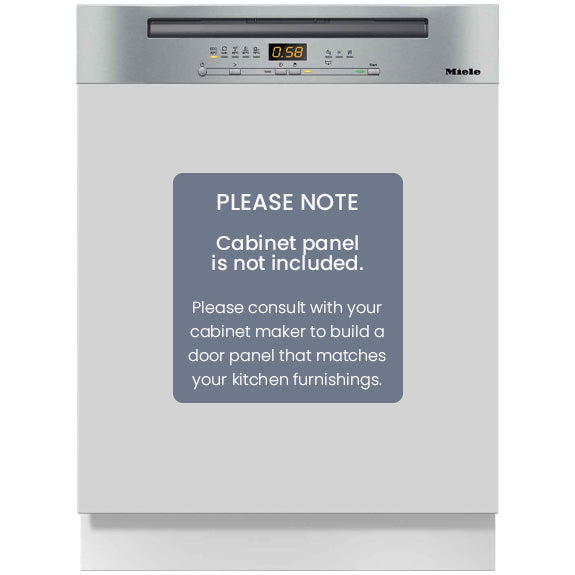 Miele 60cm Semi-Integrated Dishwasher - Clean Steel