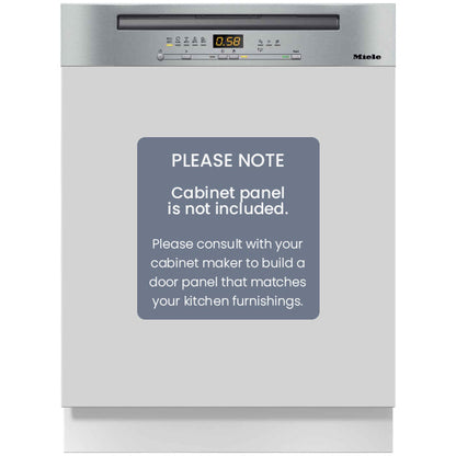 Miele 60cm Semi-Integrated Dishwasher - Clean Steel