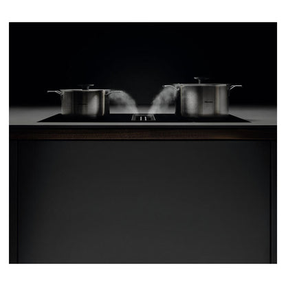 Miele Induction Cooktop with Integrated Extractor - Black