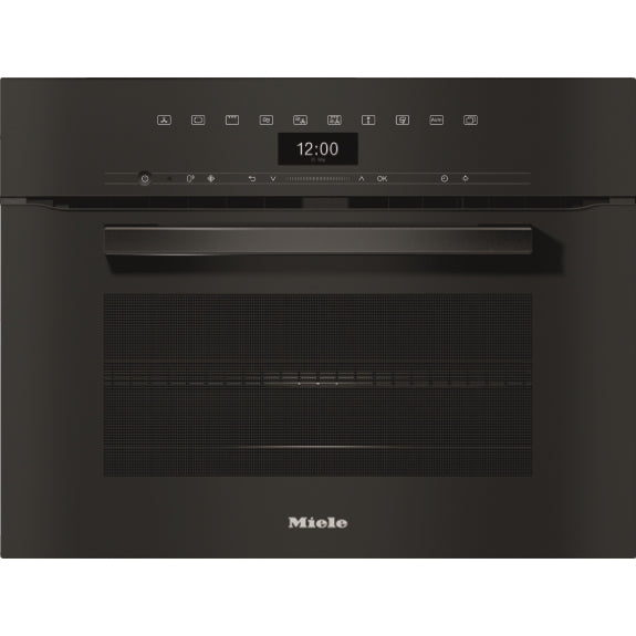 Miele 43 Litre Vitroline Combination Speed Oven - Obsidian Black