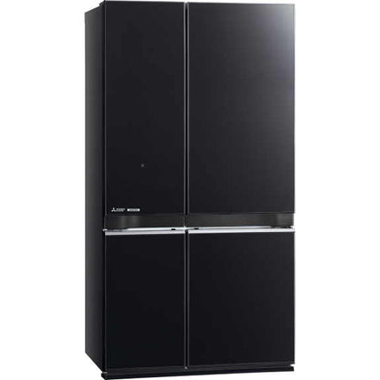 Mitsubishi Electric 635L Quad Door Fridge Freezer - Black