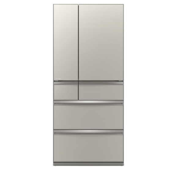 Mitsubishi Electric 700L Multi-Drawer Fridge Freezer - Argent Silver