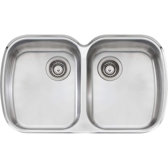 Oliveri Monet Double Bowl Sink - Stainless Steel