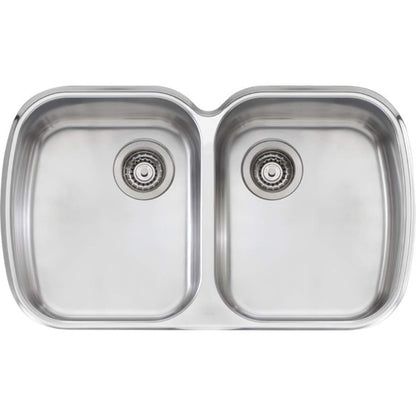 Oliveri Monet Double Bowl Sink - Stainless Steel