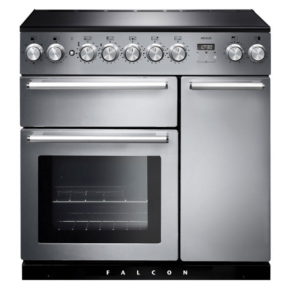 Falcon 90cm Nexus 5 Zone Induction Hob Cooker - Stainless Steel/Chrome