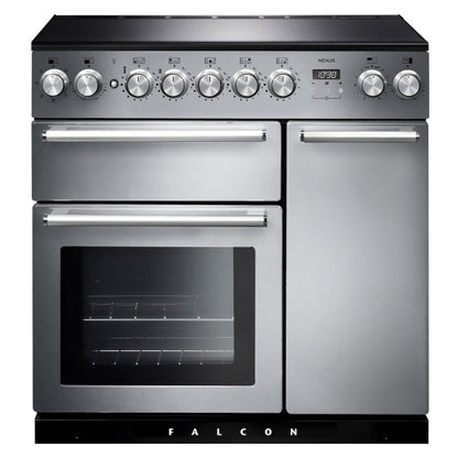 Falcon 90cm Nexus 5 Zone Induction Hob Cooker - Stainless Steel/Chrome