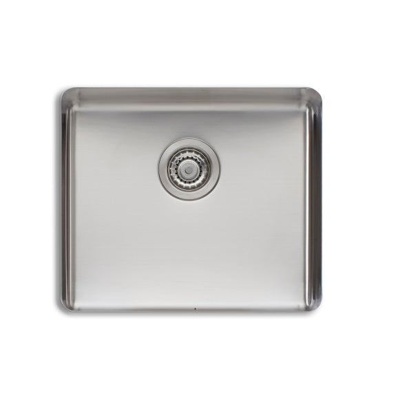 Oliveri Sonetto Single Bowl Sink - Brushed Stainless Steel