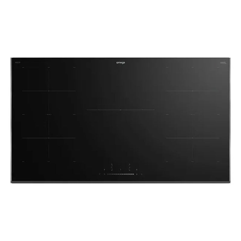 Omega 90cm Flex Zone Induction Cooktop - Black
